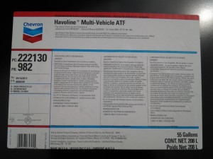 HAVOLINE MULTI-VEHCILE  ATF 1L